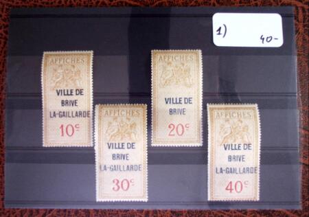 1926 Exceptionnelle collection de timbres fiscaux pour