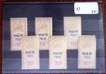 1926 Exceptionnelle collection de timbres fiscaux pour