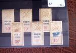 1926 Exceptionnelle collection de timbres fiscaux pour