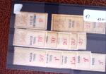 1926 Exceptionnelle collection de timbres fiscaux pour