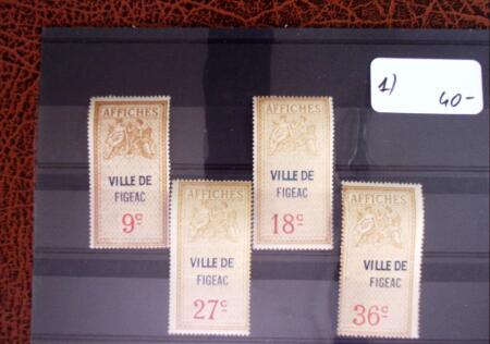 1926 Exceptionnelle collection de timbres fiscaux pour