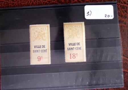 1926 Exceptionnelle collection de timbres fiscaux pour