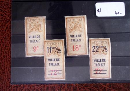 1926 Exceptionnelle collection de timbres fiscaux pour