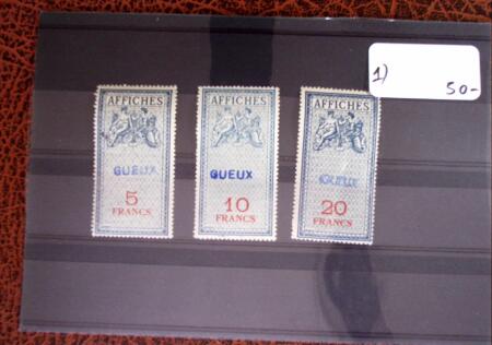 1926 Exceptionnelle collection de timbres fiscaux pour