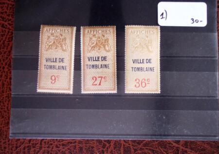 1926 Exceptionnelle collection de timbres fiscaux pour