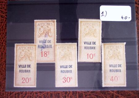 1926 Exceptionnelle collection de timbres fiscaux pour