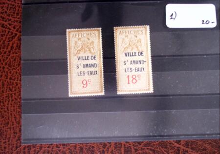 1926 Exceptionnelle collection de timbres fiscaux pour