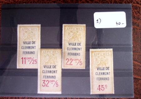 1926 Exceptionnelle collection de timbres fiscaux pour