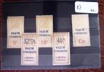 1926 Exceptionnelle collection de timbres fiscaux pour