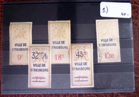 1926 Exceptionnelle collection de timbres fiscaux pour