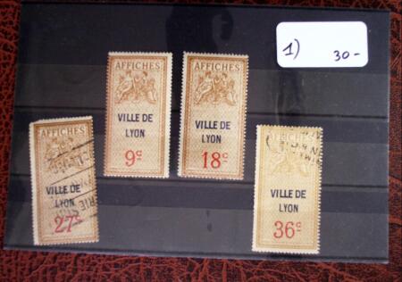1926 Exceptionnelle collection de timbres fiscaux pour