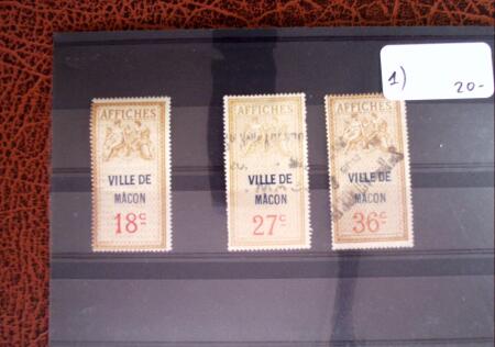 1926 Exceptionnelle collection de timbres fiscaux pour
