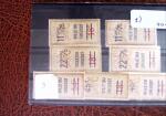 1926 Exceptionnelle collection de timbres fiscaux pour