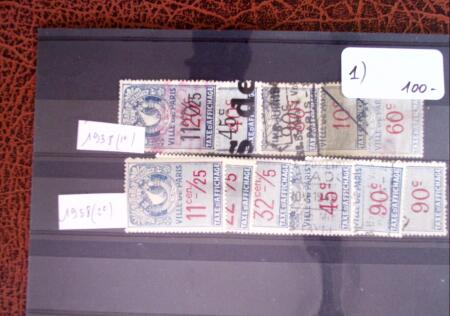 1926 Exceptionnelle collection de timbres fiscaux pour