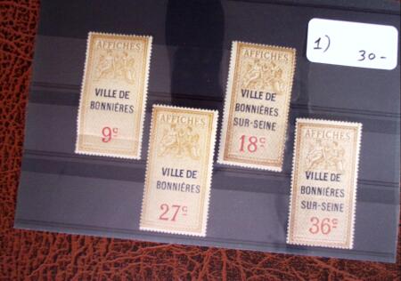1926 Exceptionnelle collection de timbres fiscaux pour