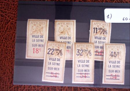 1926 Exceptionnelle collection de timbres fiscaux pour