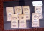1926 Exceptionnelle collection de timbres fiscaux pour