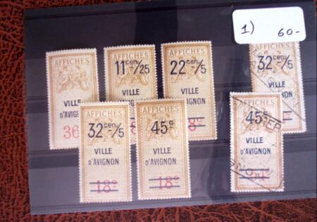 1926 Exceptionnelle collection de timbres fiscaux pour