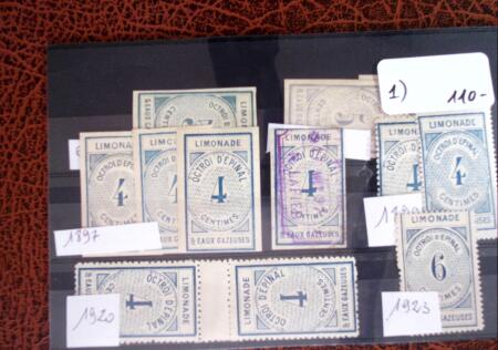 1926 Exceptionnelle collection de timbres fiscaux pour