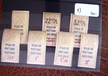 1926 Exceptionnelle collection de timbres fiscaux pour