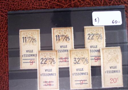 1926 Exceptionnelle collection de timbres fiscaux pour