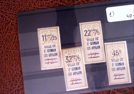1926 Exceptionnelle collection de timbres fiscaux pour