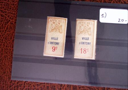 1926 Exceptionnelle collection de timbres fiscaux pour