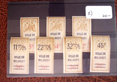 1926 Exceptionnelle collection de timbres fiscaux pour