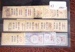 1926 Exceptionnelle collection de timbres fiscaux pour