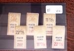 1926 Exceptionnelle collection de timbres fiscaux pour