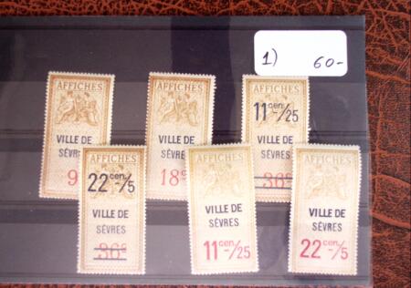 1926 Exceptionnelle collection de timbres fiscaux pour