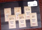 1926 Exceptionnelle collection de timbres fiscaux pour