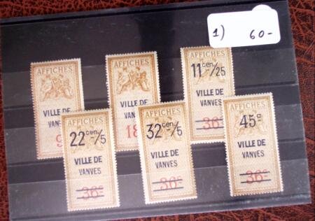 1926 Exceptionnelle collection de timbres fiscaux pour