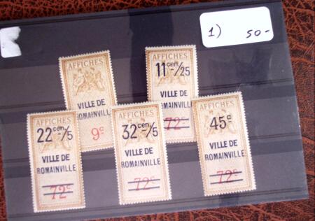 1926 Exceptionnelle collection de timbres fiscaux pour