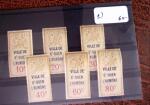 1926 Exceptionnelle collection de timbres fiscaux pour