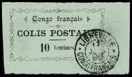 COLIS-POSTAUX N°ac, Type IV, obl. càd central propre