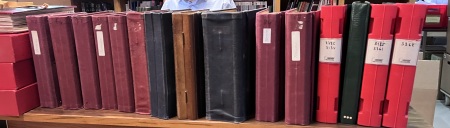 1944-2002 Stock volumineux d'oblitérés en 15 classeurs