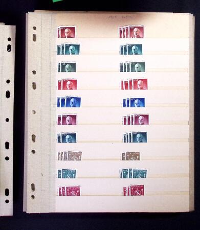 1940-1959 Small stock of the complete period x7 examples,