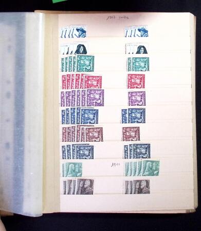 1940-1959 Small stock of the complete period x7 examples,