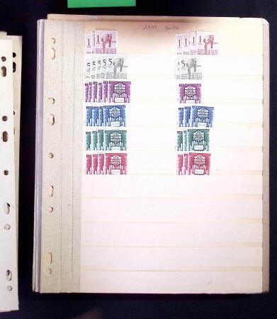 1940-1959 Small stock of the complete period x7 examples,
