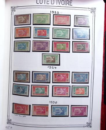 1859-1999, Importante collection des colonies monté
