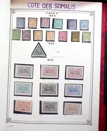 1859-1999, Importante collection des colonies monté