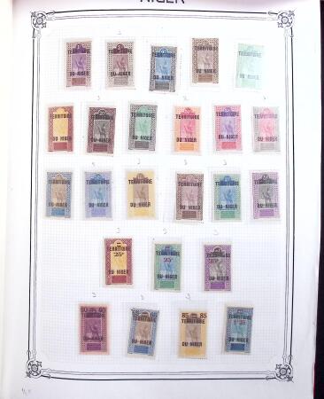 1859-1999, Importante collection des colonies monté