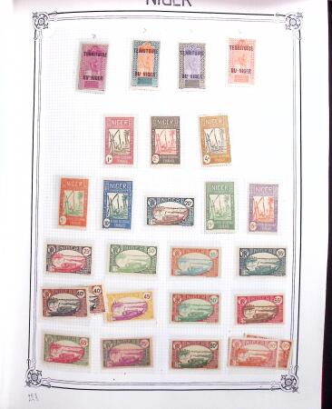 1859-1999, Importante collection des colonies monté