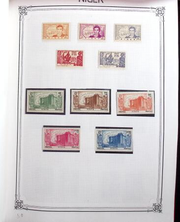1859-1999, Importante collection des colonies monté