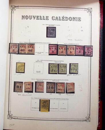 1859-1999, Importante collection des colonies monté