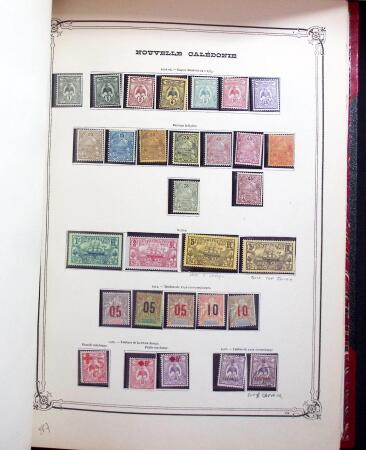 1859-1999, Importante collection des colonies monté