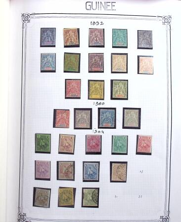 1859-1999, Importante collection des colonies monté
