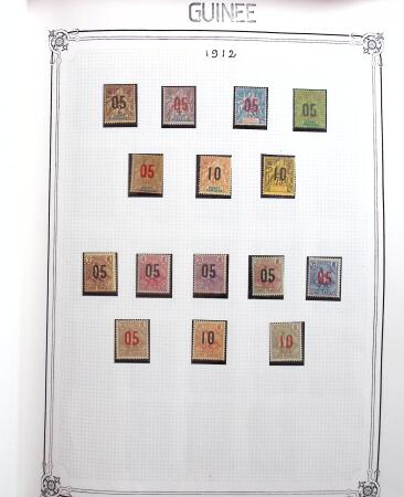 1859-1999, Importante collection des colonies monté