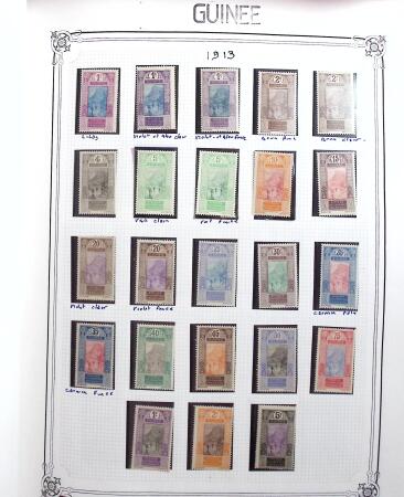 1859-1999, Importante collection des colonies monté